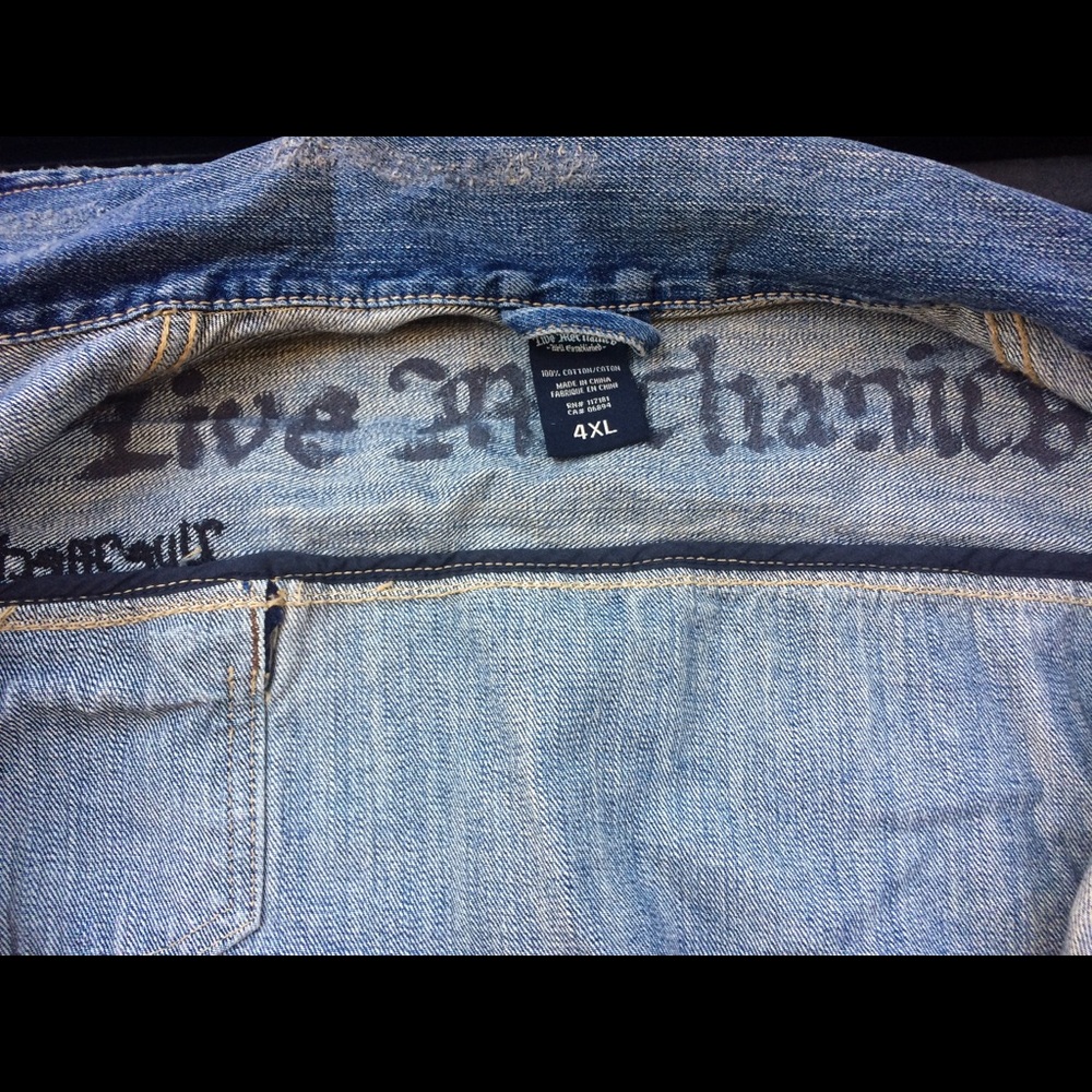 Live mechanics jean jacket